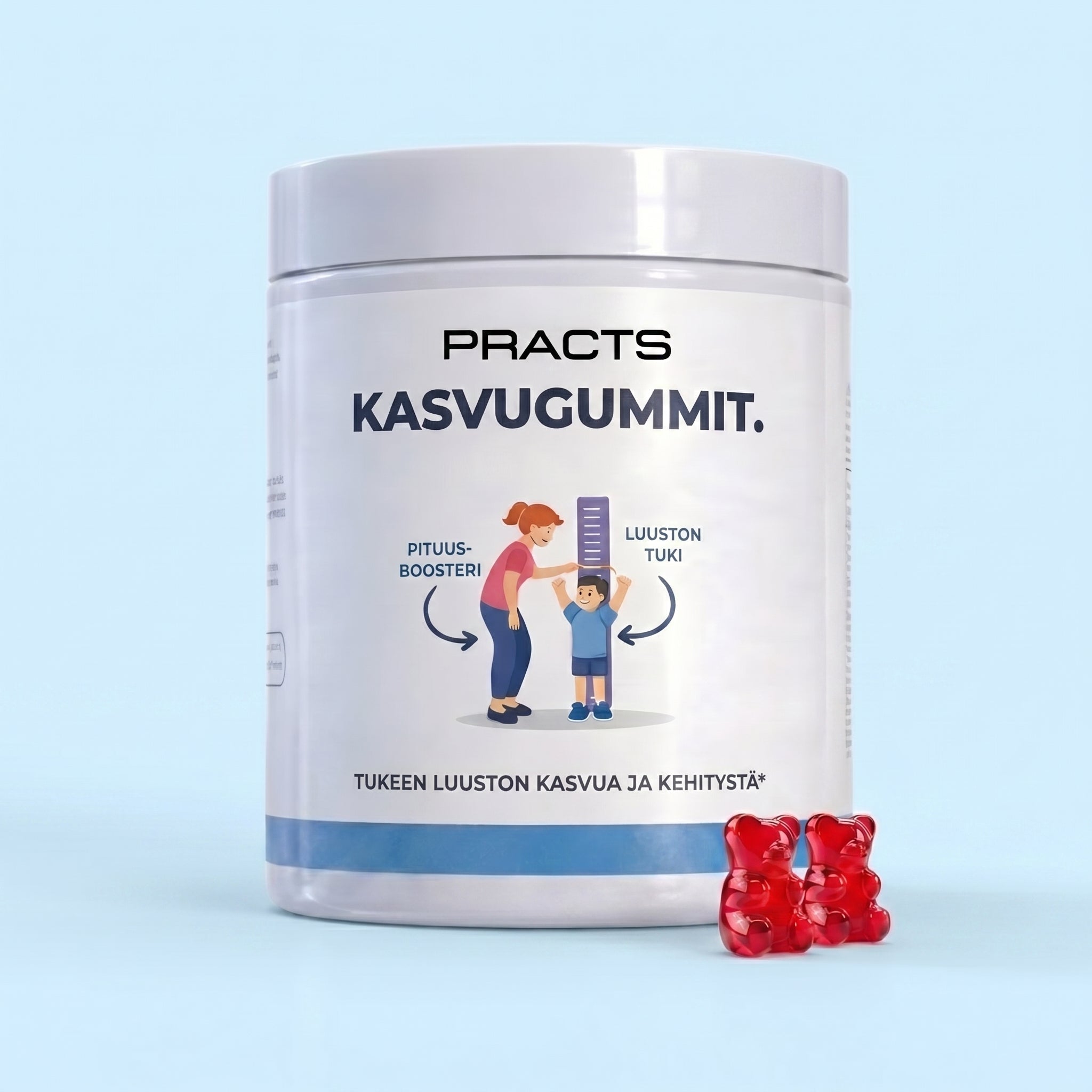 PRACTS Kasvugummit