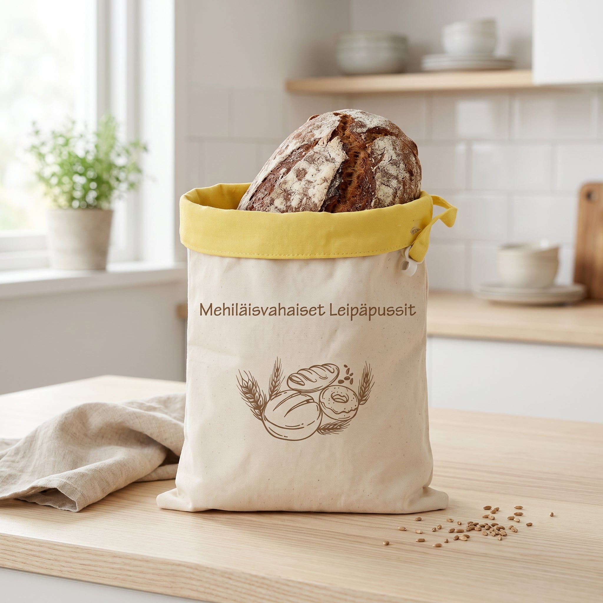 PRACTS Mehiläisvahaiset Leipäpussit