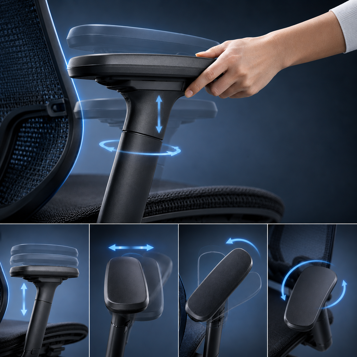 PRACTS Zeno | Ergonominen Toimistotuoli