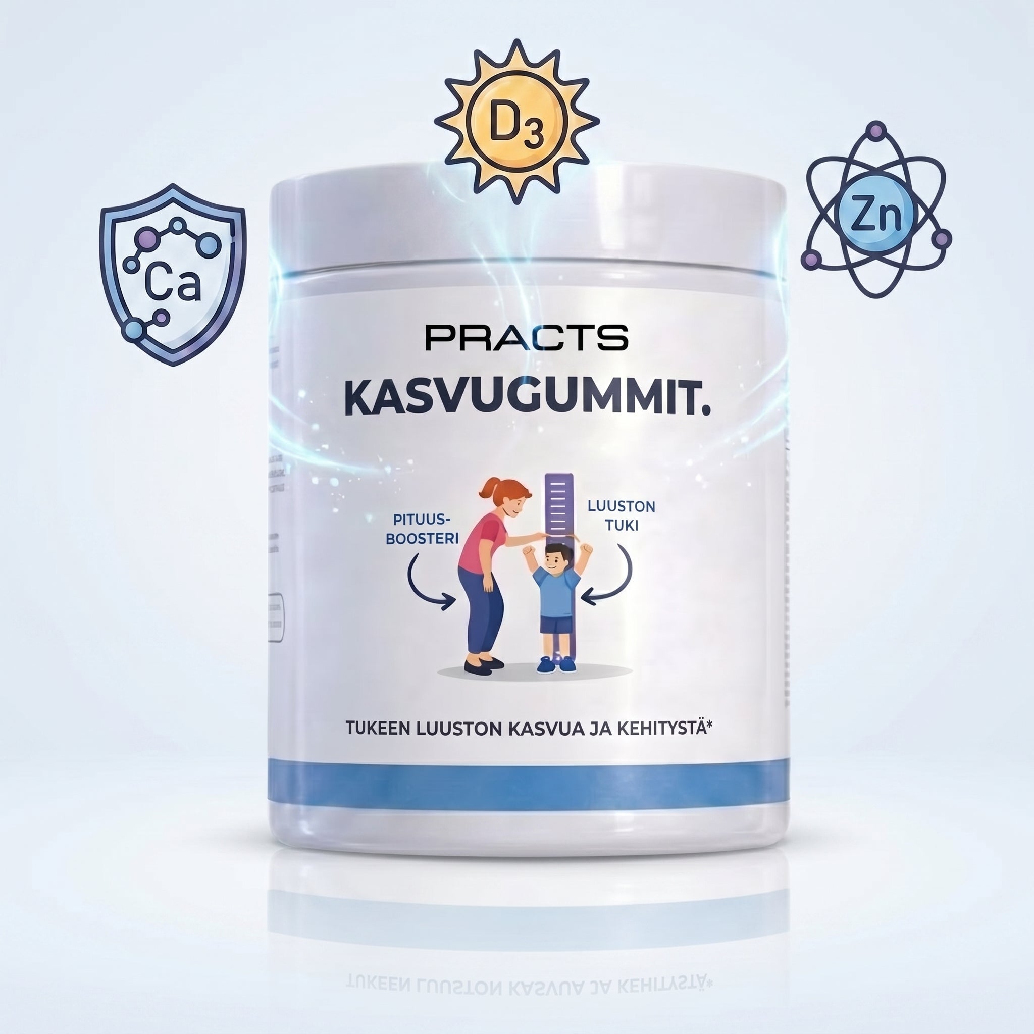 PRACTS Kasvugummit
